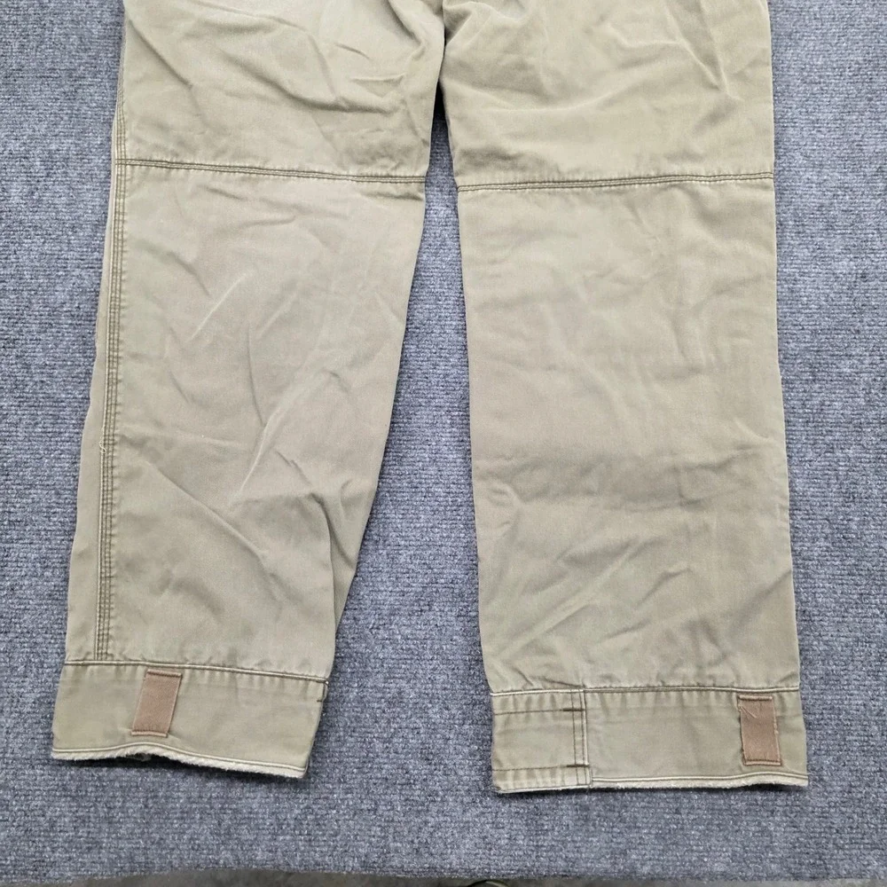 Vtg Polo Ralph Lauren Men Green Cotton Double Knee Military Field Pants 36/32